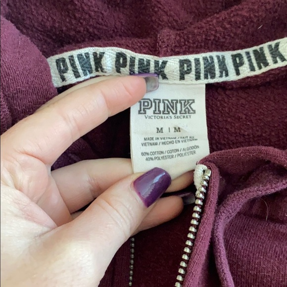 VS PINK full zip sweatshirt - Picture 2 of 3